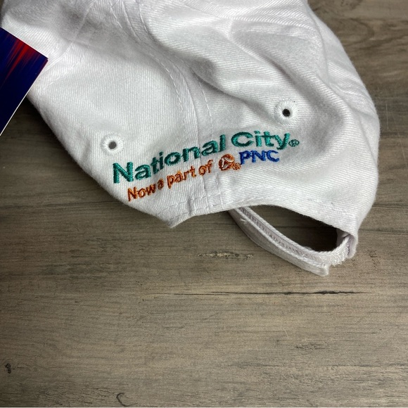 Vintage Detroit Pistons Hat Cap Adjustable White Logo NBA Embroidered - Picture 6 of 7